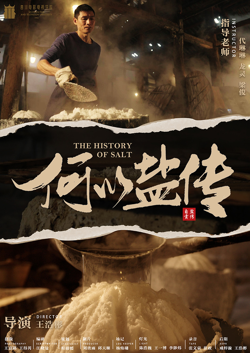 《何以盐传》在第二届四川省大学生非遗影像创新大赛荣获一等奖